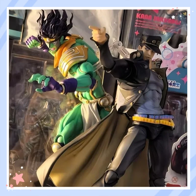 

Jotaro Kujo Star Platinum Big Size Articulated Action Figure JoJo's Bizarre Adventure Part 4 Anime Collectible Model For Fans