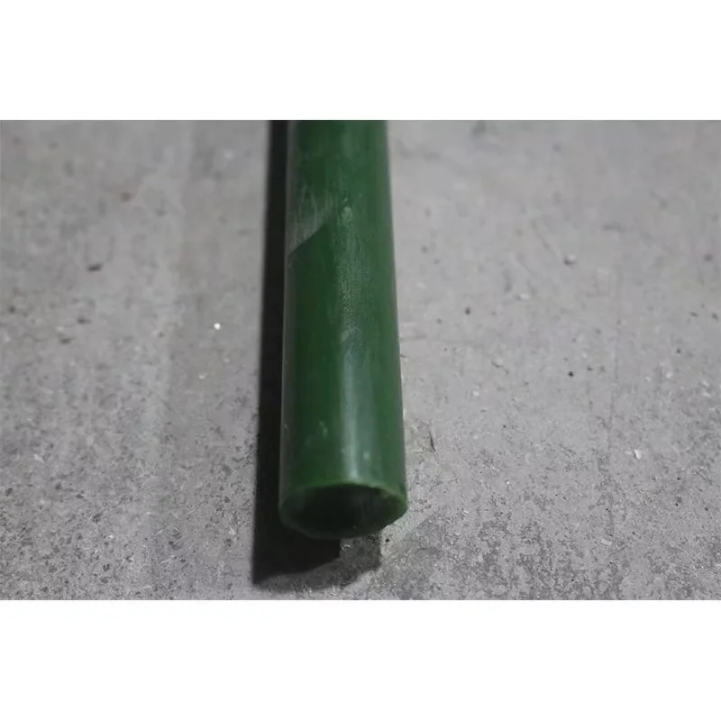 Imitation jade green jewelry round bar material carving DIY pendant accessory knife handle billiard cue pen rod processing mater