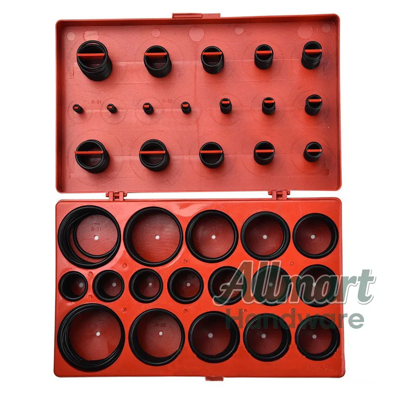 

407PC Imperial O-Ring Seal Ring Repair Box Hardware Seal Set Oil-Resistant Wear-Resistant Maintenance Special Set