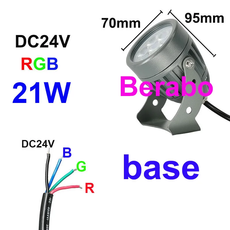 Neue Externe steuerung RGB LED Rasen Lampe COB Licht 20W Im Freien Wasserdichte Pathway Garten Spot Birne Dekor Landschaft Beleuchtung 12V24V – Detail 10