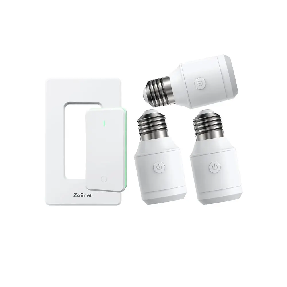 

500W Remote Control Light Bulb Socket, WirelLight Switch or Pull Chain Lighting ixture, with 3 E26 E27 Bulbs Base Holder, Progma