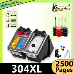 GraceMate 304XL Replacement Cartridge for HP ENVY 5030 5010 2620 Series DeskJet 2632 DeskJet 3762 3764 3750 Easy Refill