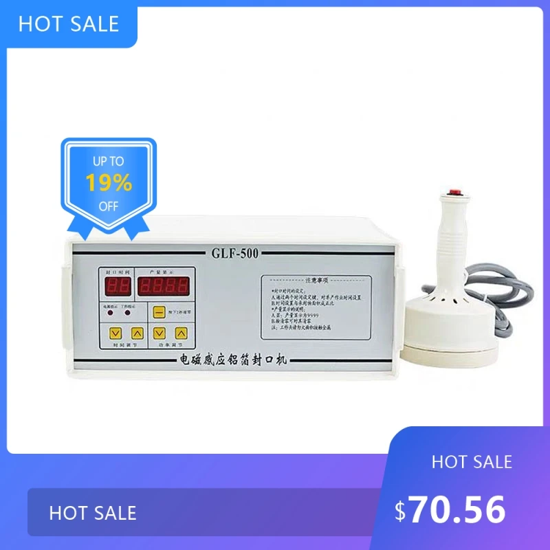 

0728 F500 Handheld Electromagnetic Induction Sealer Foil Plastic Cap Sealing Machine Continuous Bottle Capping Pack