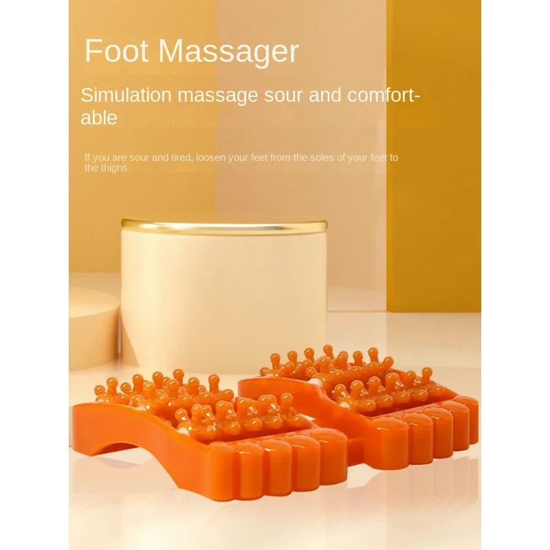 Foot sole massager with roller type foot acupuncture points, foot roller, meridian unblocking, ball, household artifact