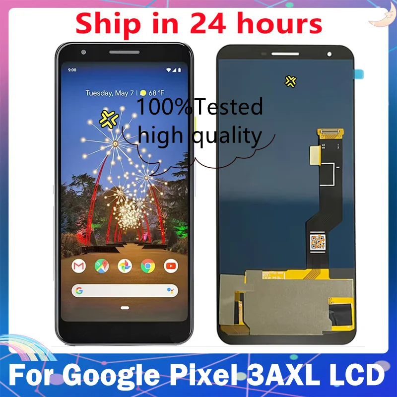 high quality For Google Pixel 3A 3AXL LCD Touch Screen 3A G020A 3A XL G020F Display LCD Screen Glass Panel Assembly