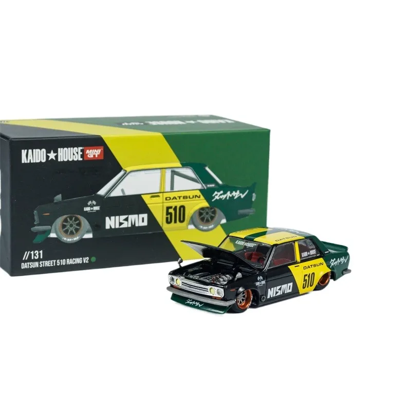 

Kaido House x MINI GT 1:64 Datsun Street 510 Racing V2 Diecast Model Car
