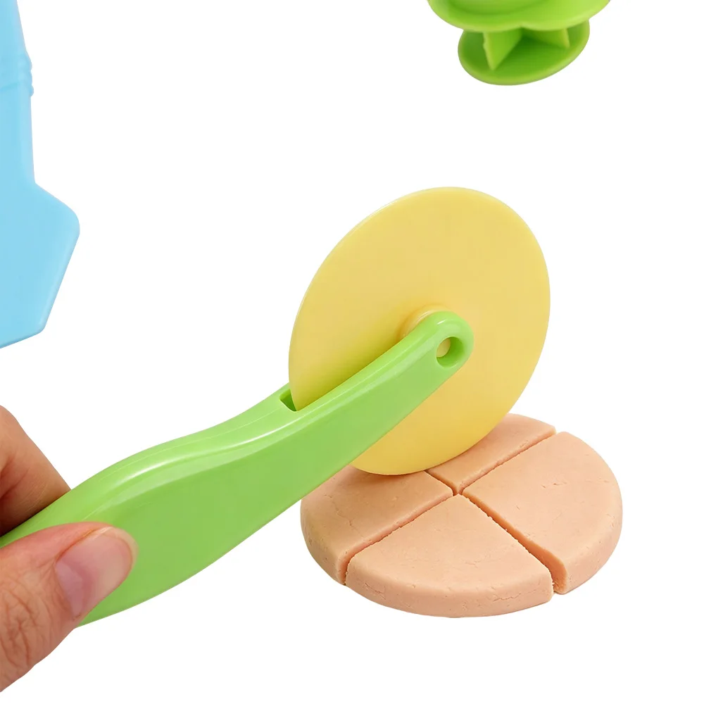 Slime Toy Plastic Playdough Model Tool 3D Clay Toys 3D Plasticine Tools Colorful Creative Playdough Set Clay Moulds Kids Toy