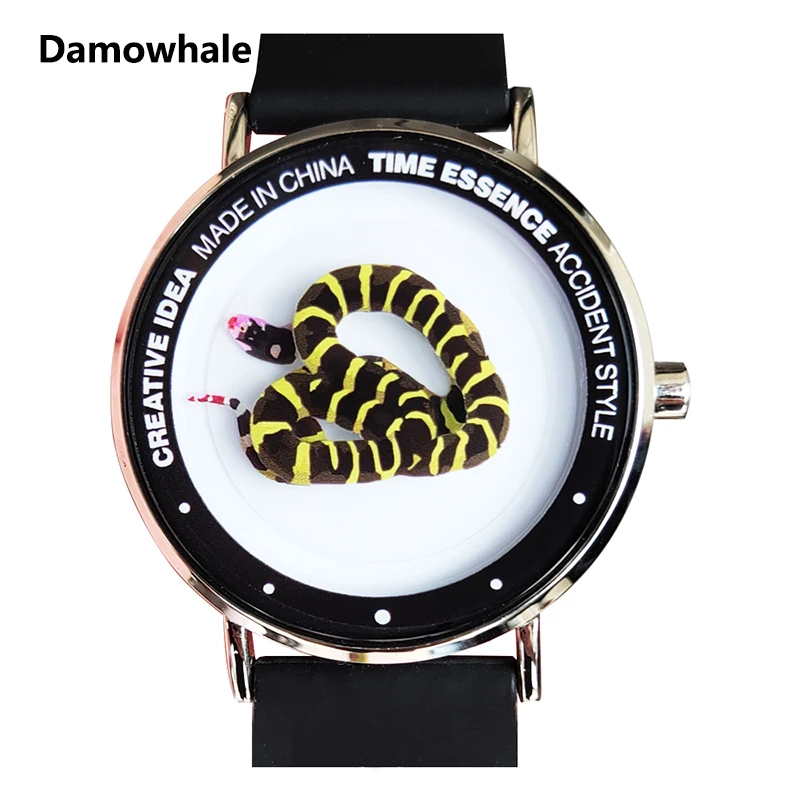 snake watch Fashion men Watches New Brand  Quartz Watch Gifts Clock Ultra Thin  Business Male Clock