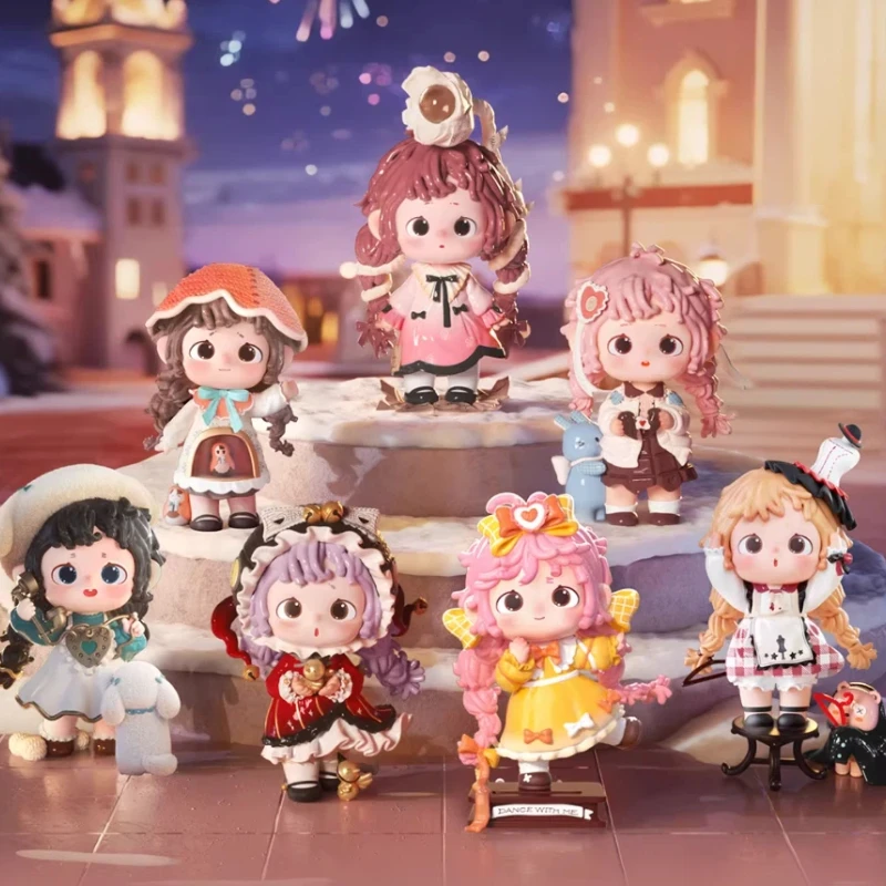 

HEYONE Fufu Invitation To The Mysterious Kingdom Series Blind Box Trendy Figure Desk Ornament Creative Christmas Gift For Girls