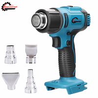 Heat Gun Cordless Hot Air Gun Temperatures Adjustable 2500W Electric Heat Gun Industrial Home Dryer Fit For Makita 18V Battery