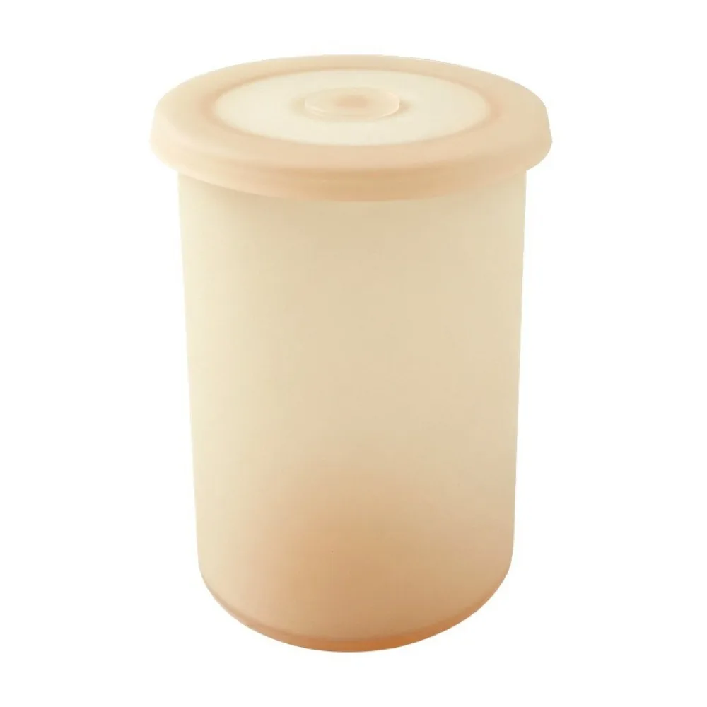 

Silicone Transparent Sealed Box Round Microwave-heated Refrigerator Storage Box With Lid Moisture Proof Kitchen Storage Boxes