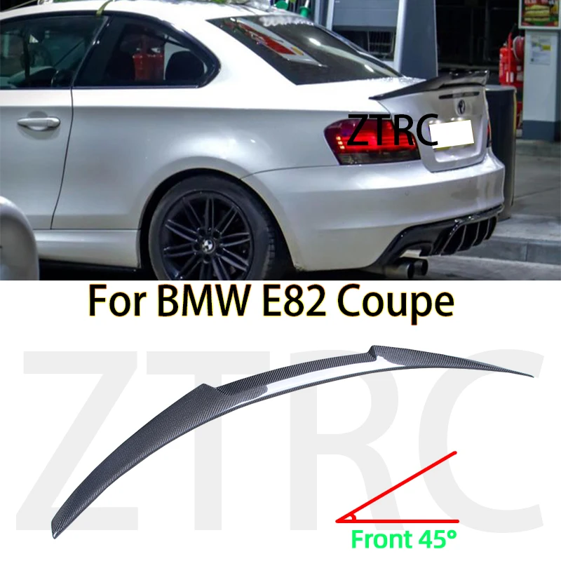 

Car Spoiler For BMW 1 Series E82 Coupe M4 Style Real carbon fiber material Rear Spoiler Trunk wing 2007-2013（not M）