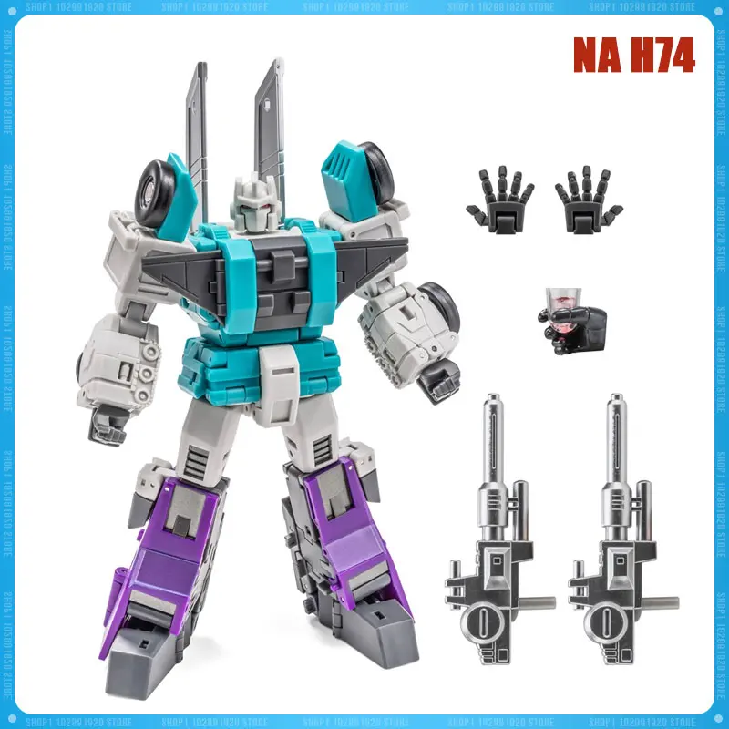 

Transformation NEWAGE NA H74 Sixshot Ozaki butterfly Small Scale Action Figure Model Robot Statue Collectible Toy Gifts