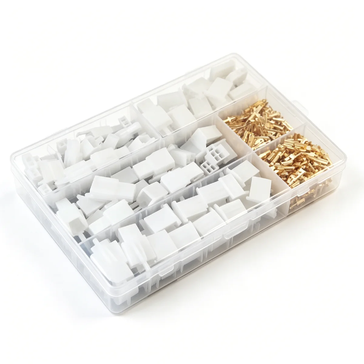 380Pcs Automotive Electrical Wire Connector Kit,2.8mm 2P-6P Male Female Copper Terminal Plug,For Car Motorcycle Ebike Wiring