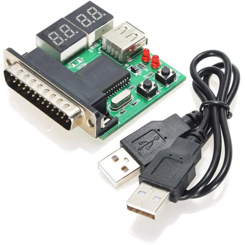 Probador de Analizador de placa base, tarjeta de diagnóstico de PC, USB, tarjeta postal, portátil, accesorios de computadora