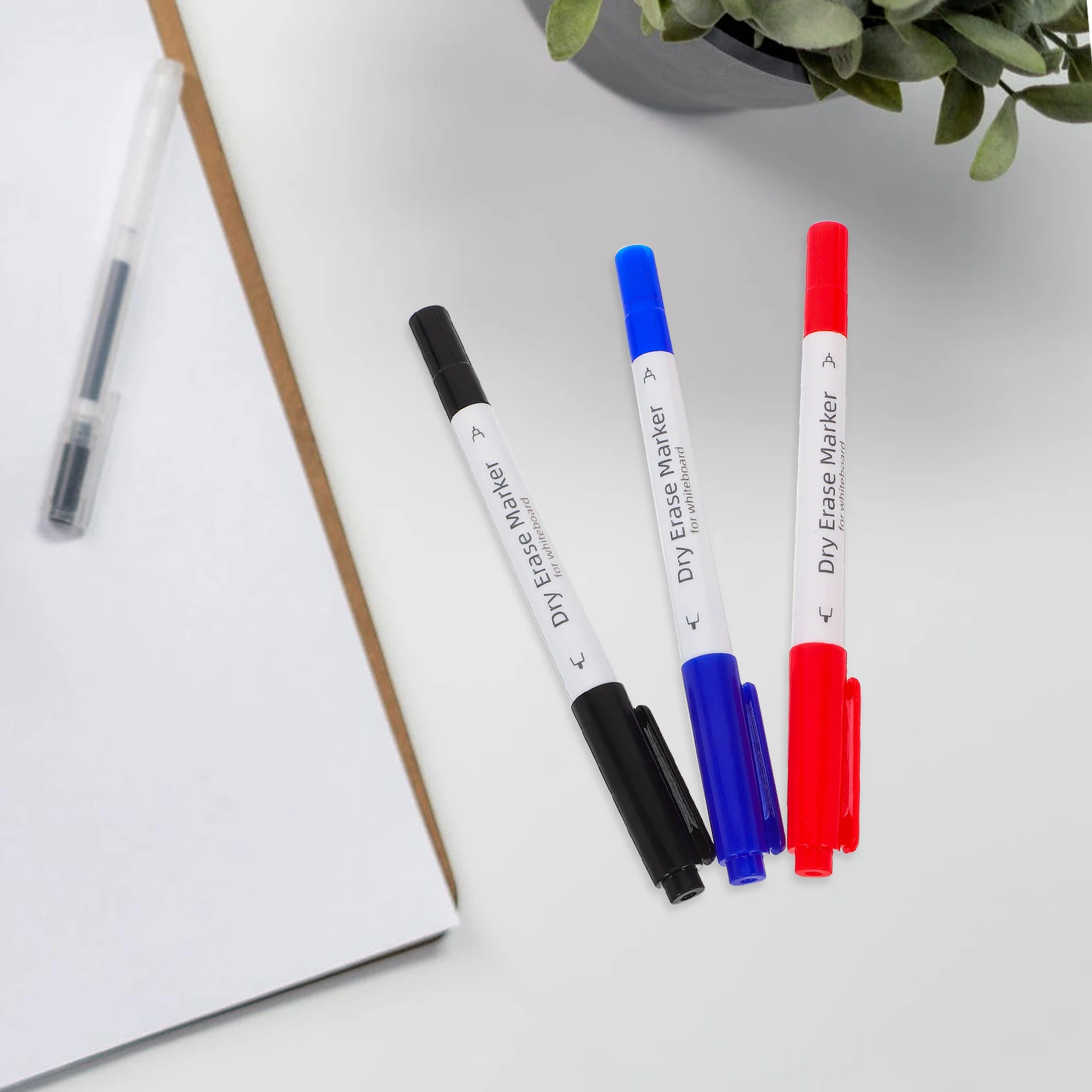 

3 Pcs Whiteboard Pen Chalkboard Writing Markers Dual Tip Erase Dry Pens Erasable Car Window