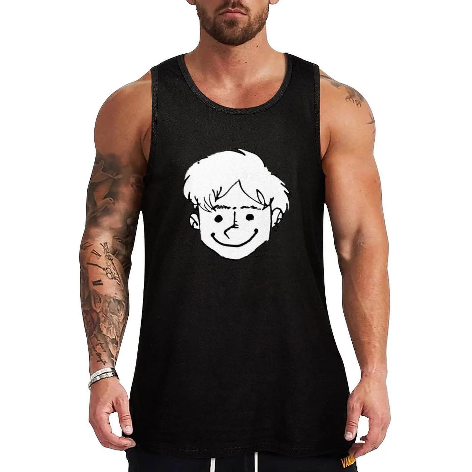 Poorly Drawn Damon Albarn Tank Top best selling products cool things