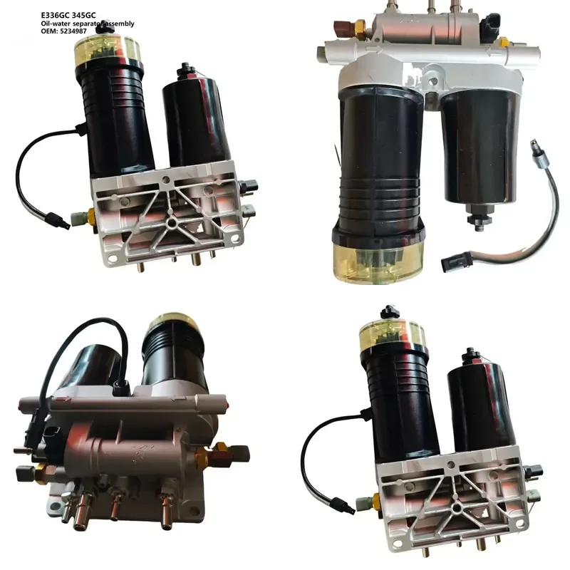 Diesel Filter Assembly Fuel Separator Replacement for E336GC 345GC Original Quality 5234987 No Warranty