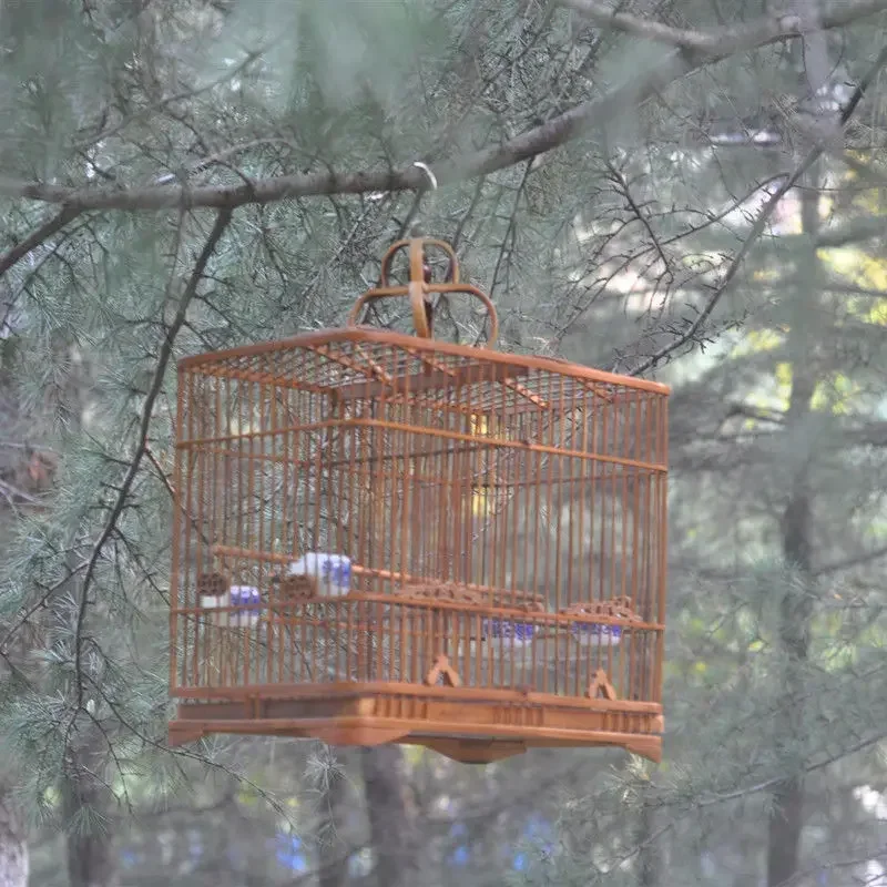 Wooden Large Bird Cages Canary Carrier Park Breeding Luxury Bird Cages Outdoors Voladera Para Pajaros Jaulas Pet Products WZ50BC