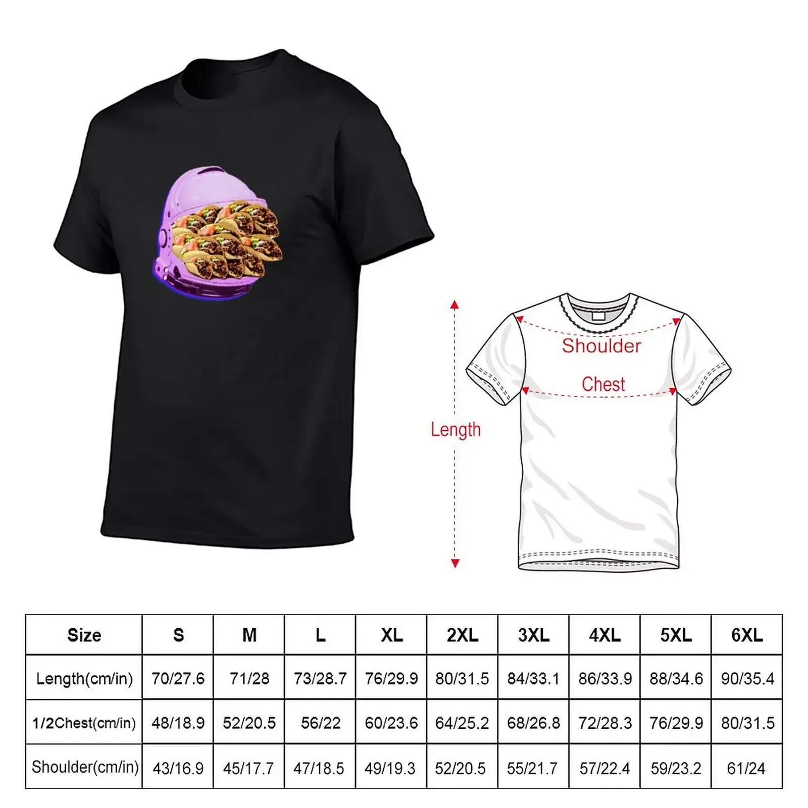 New Taco Helmet T-Shirt plain t-shirt summer tops quick-drying t-shirt mens t shirts casual stylish