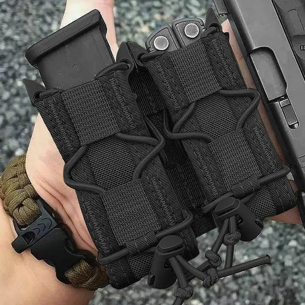 Poudres à double triple chargeur pour odor, 9mm, molle à ouverture, adaptées pour Glock 17 19, SIG