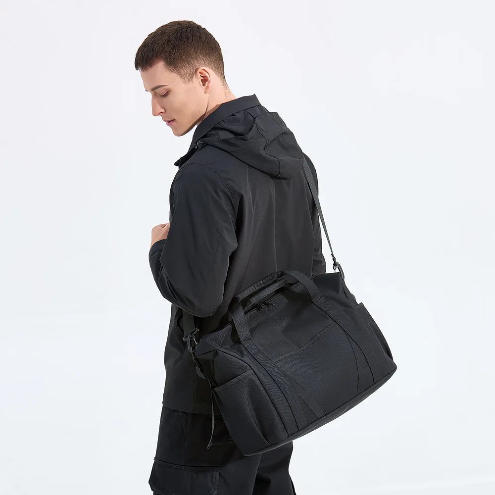 Large Capacity Men Travel Bag,Multi-Purpose Business Trip Duffel,Convertible Crossbody Handbag for Gym Sports,Short Trip Luggage