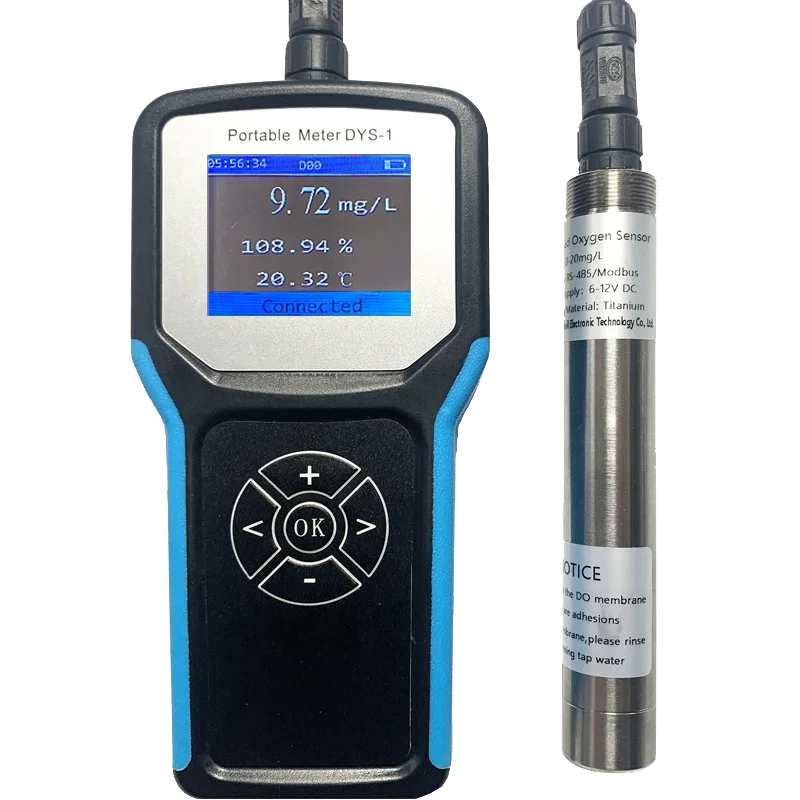 Optical Dissolved Oxygen Meter for monitoring dissolved oxygen levels anytime anywhere