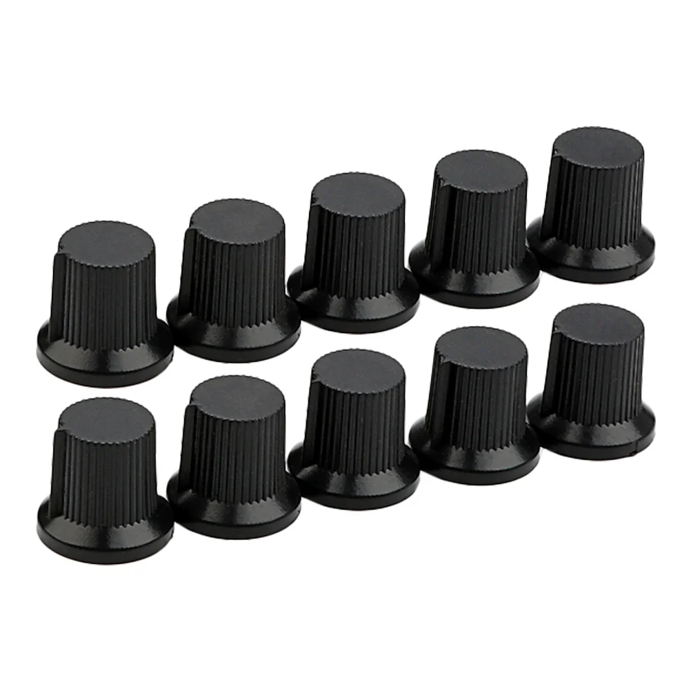 

10Pcs Durable Potentiometer Knobs Easy to Carry for Instrument Volume Control Potentiometer Knobs Volume Caps Plug Adapter