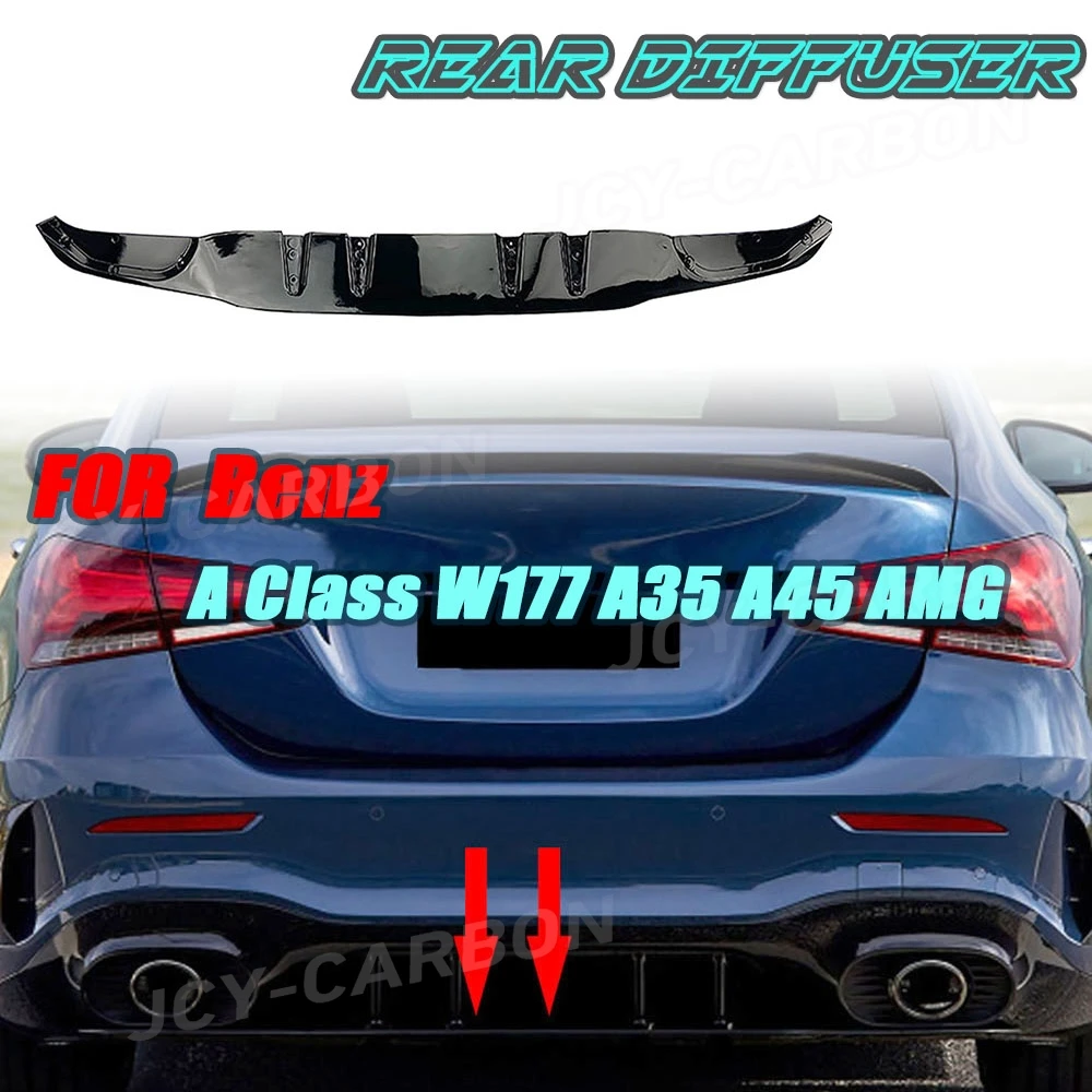 

Для Mercedes Benz A Class W177 A35 A45 AMG задний бампер, диффузор, спойлер, багажник, крыло, комплект кузова, сплиттер, накладка, Стайлинг автомобиля