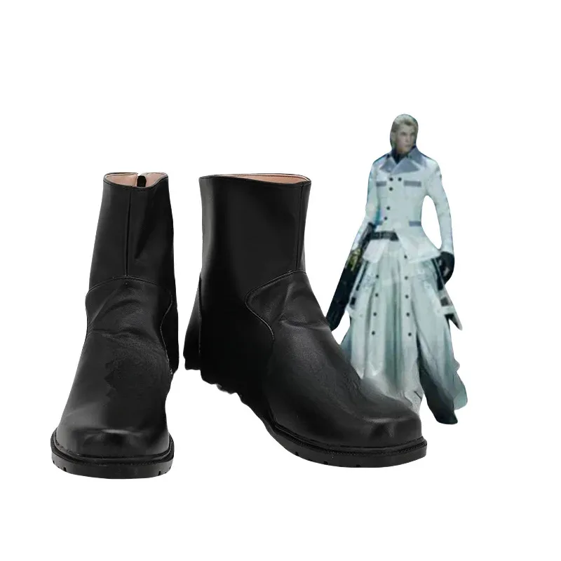 لعبة 7 Rufus Shinra أحذية كوسبلاي أحذية دعائم حفلة الهالوين لعب الأدوار مصنوعة حسب الطلب Aksesori