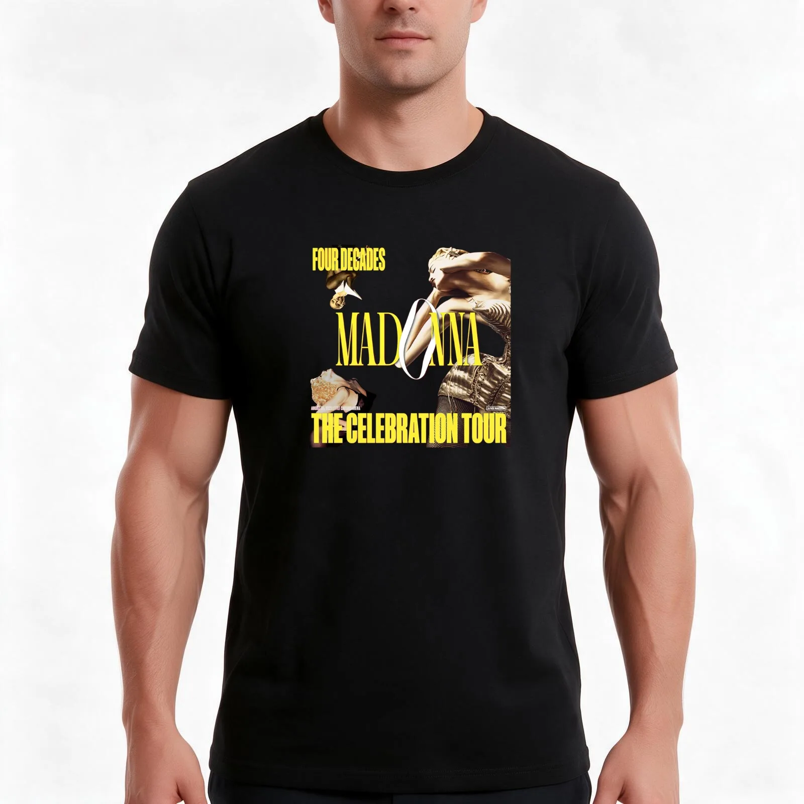 Retro Four Decades T-Shirt, Summer Casual Cotton Tee, Oversized Streetwear Tops, Vintage Graphic Print, Loose Fit Short Sleeve