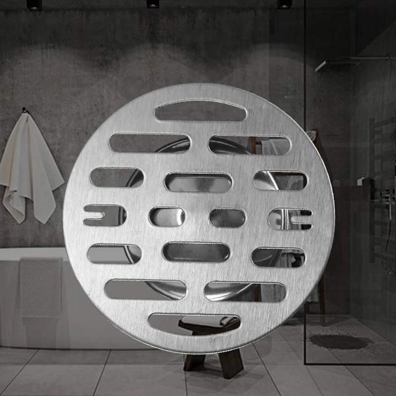 1Pcs Stainless Steel Sewer Floor Drain Cover Filter Kitchen Anti-Clogging Sink Bathroom Accessories