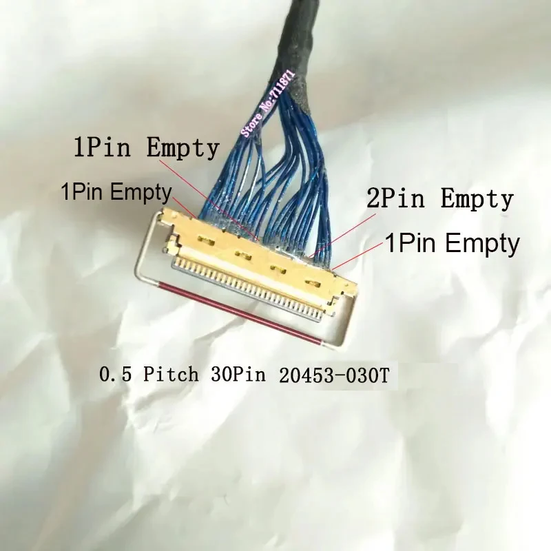 30P 30Pin LVDS EDP تمديد كابل محول خط 30 دبوس EDP تمديد موصل 30P EDP 20453-030T 030E محول خط eDP 30P edp
