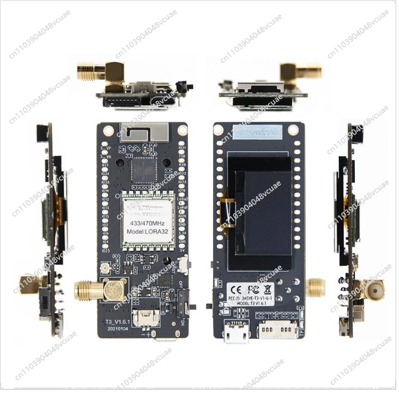

Беспроводной модуль LoRa32 V2.1 ESP32 OLED 0.96 дюйма с Bluetooth и Wi-Fi, SMA