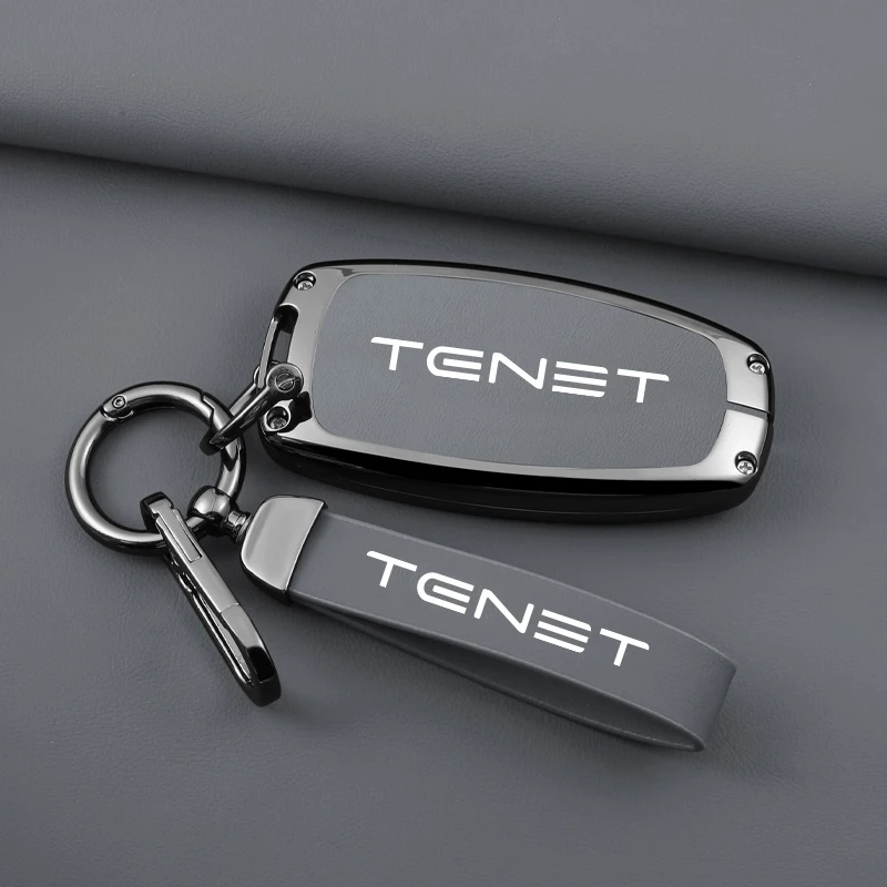 Suitable for Chery Tent TenNeng Car Keycase Tent T4 T9 Protective Shell Tent T7/T8 Zinc Alloy Leather Car Key Case Accessories