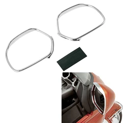 ABS Plastic Mirrors Trim Decoration For Honda Goldwing GL1800 2001-2017 2016 2015 2014 2013 2012 2011 2010 2009 2008 Motorcycle