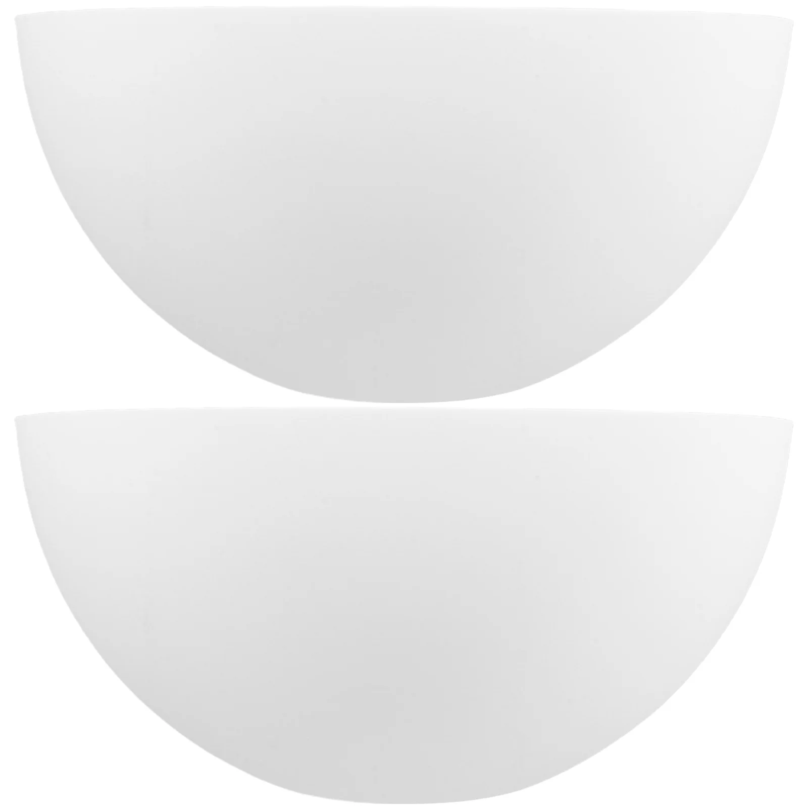 

2pcs Semi-Circular Mushroom Lampshade White Plastic Floor Lamp Shade Replacement For Living Room Bedroom Light Covers Decor