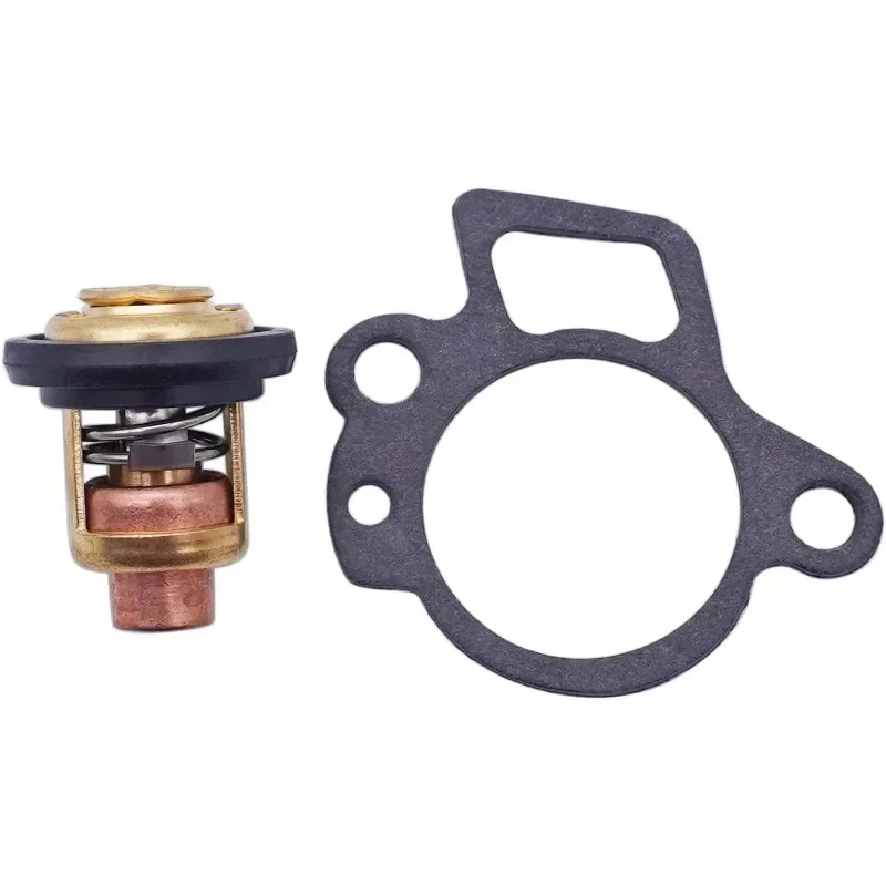 OUNENG NEW Marine Thermostat 6G8-12411-01 6G8-12411-02 6G8-12411-03 Gasket 65W-12414-00 Compatible Yama-ha  4 Stroke 9.9-70HP