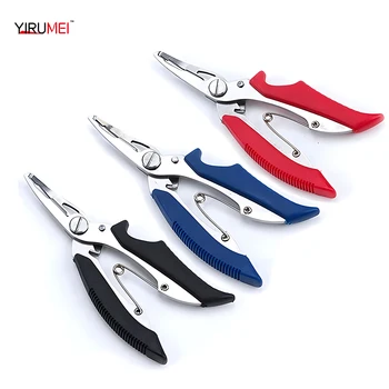 다기능 낚시 플라이어 가위, 낚싯줄 루어 커터 후크 리무버, 낚시 절단, 물고기 사용 집게 가위