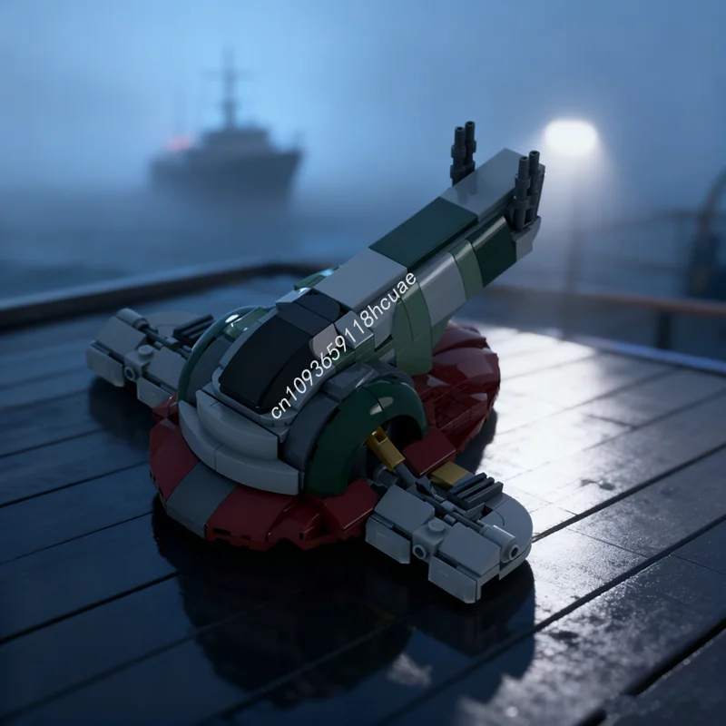 306pcs MOC OUTDATED Midi Scale Slave 1 Boba S Star Battle Model Building Blocks Architecture Christmas Gift Toy Idea Brick