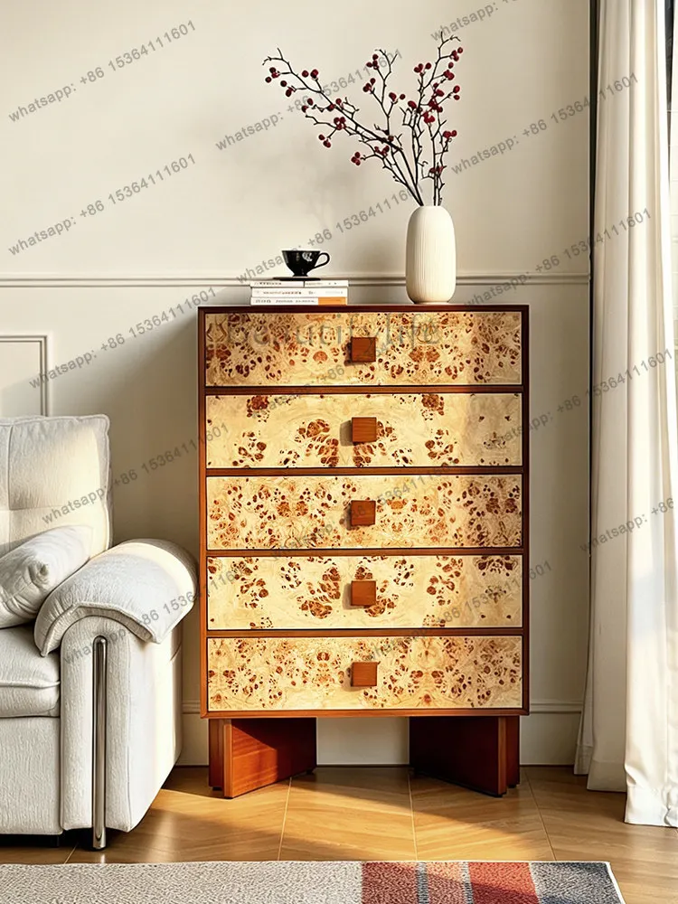 

French antique style living room bedroom bedside locker sofa side cabinet