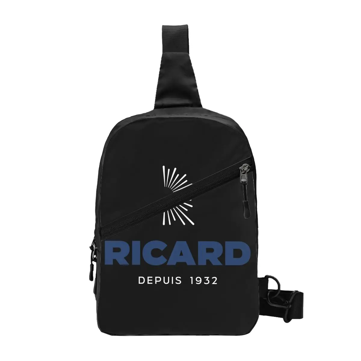 

Custom Fashion Ricard Sling Bag for Cycling Camping Men Crossbody Chest Backpack Shoulder Daypack