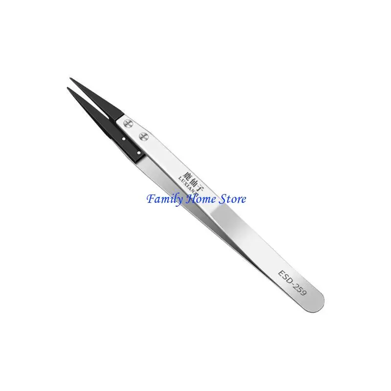 

P0UF Stainless Steel Tweezers Interchangeable Head For Model Making Electronic Chips Cellphone Maintenance Repair Tools