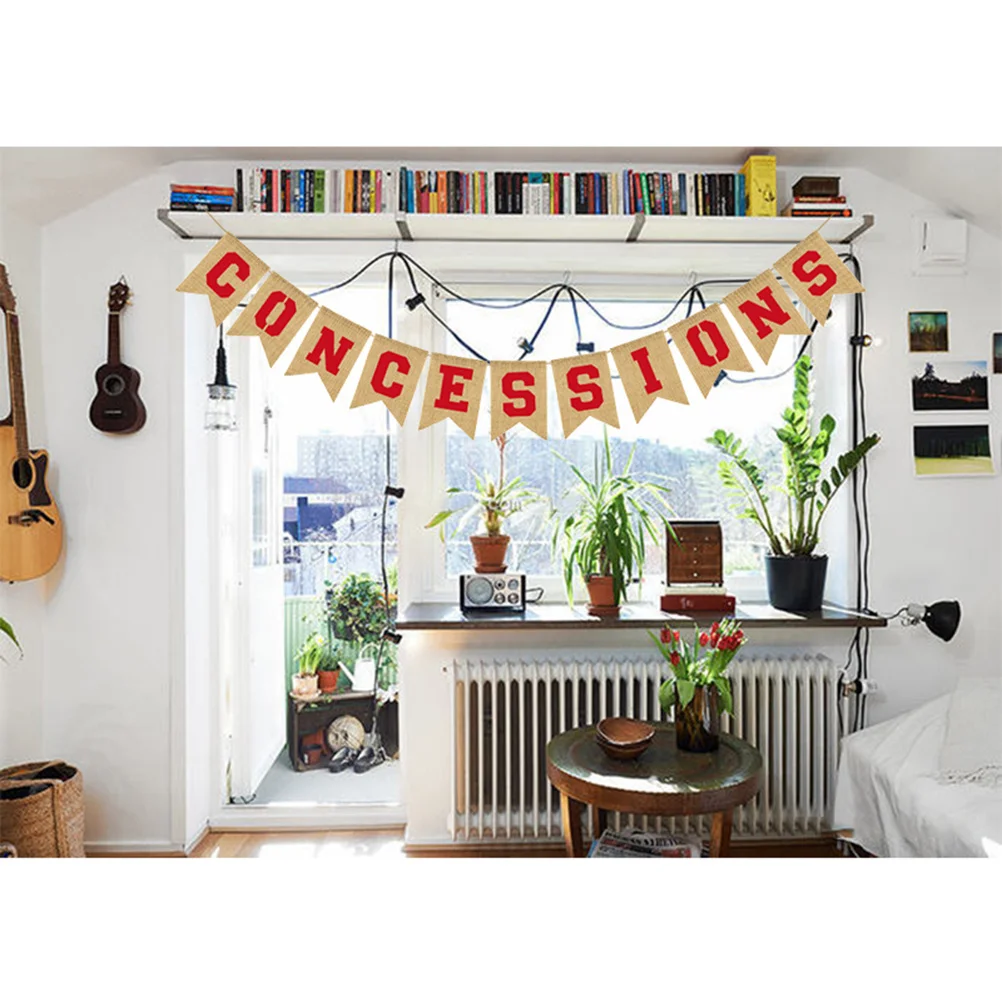 

Swallowtail Flags Sports Party Supplies Reusable Bunting Garland For Event Decoration Linen Dovetail Banner Party Favors