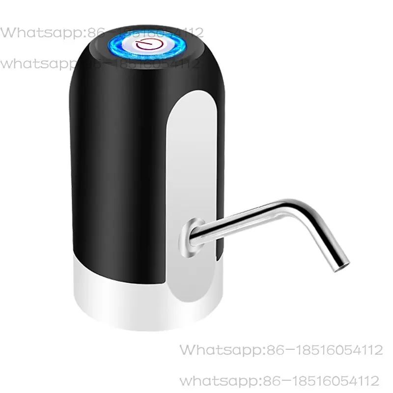 1pcWhite/Black Water Bottle Pump USB Charging Auto Switch Drinking Dispenser Charging One Click Auto Switch Drink Pump Dispenser