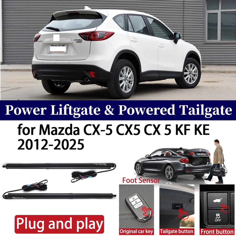 

for Mazda CX-5 CX5 CX 5 KF KE 2012-2025 Car Auto Power Electric Tailgate Liftgate Lift Trunk Closer System Boot Lift Motor Kit