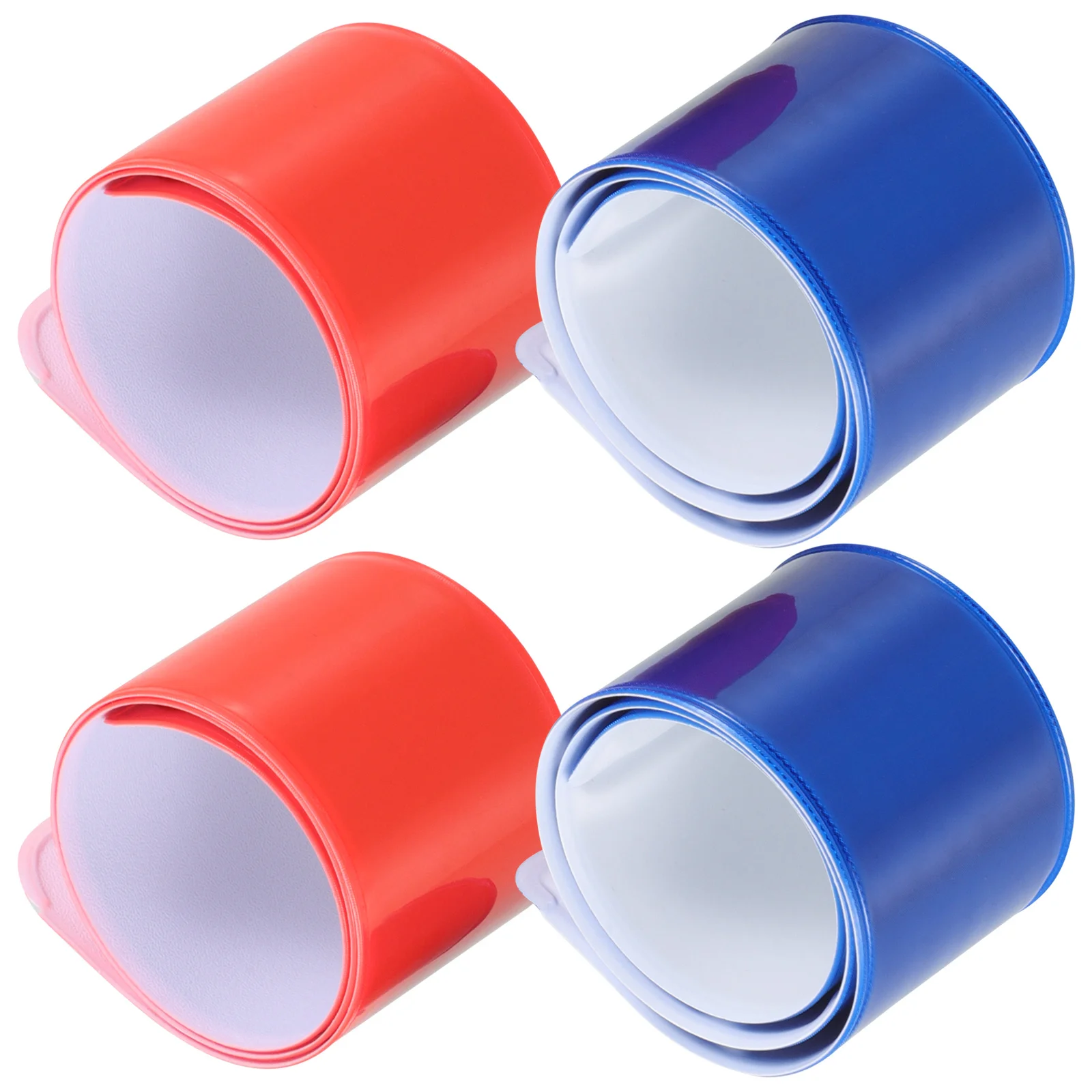 

12Pcs Reflective Snap Bands Fluorescent Armbands Night Running Cycling Jogging Safety Gear for Children Adults