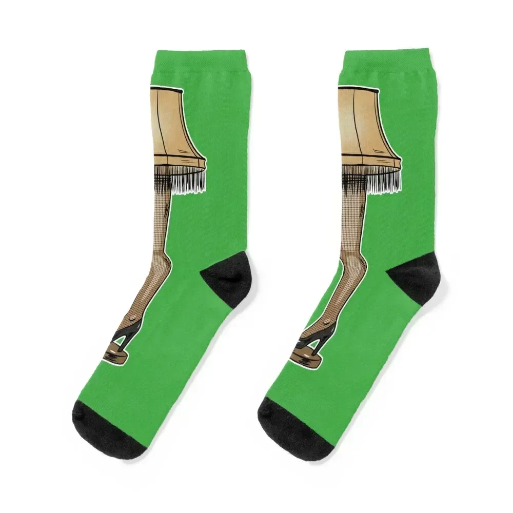 Leg Lamp Socks kids christmas stocking FASHION Climbing Men's Socks Women's