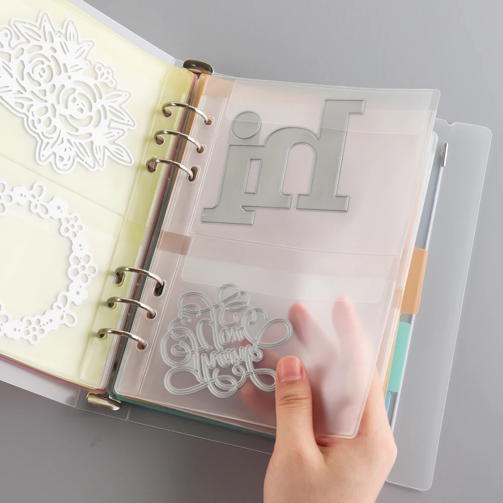 Lot 20 Grandes Enveloppes De Rangement Transparentes Pour Timbres Et Matrices De Découpe - Refermables