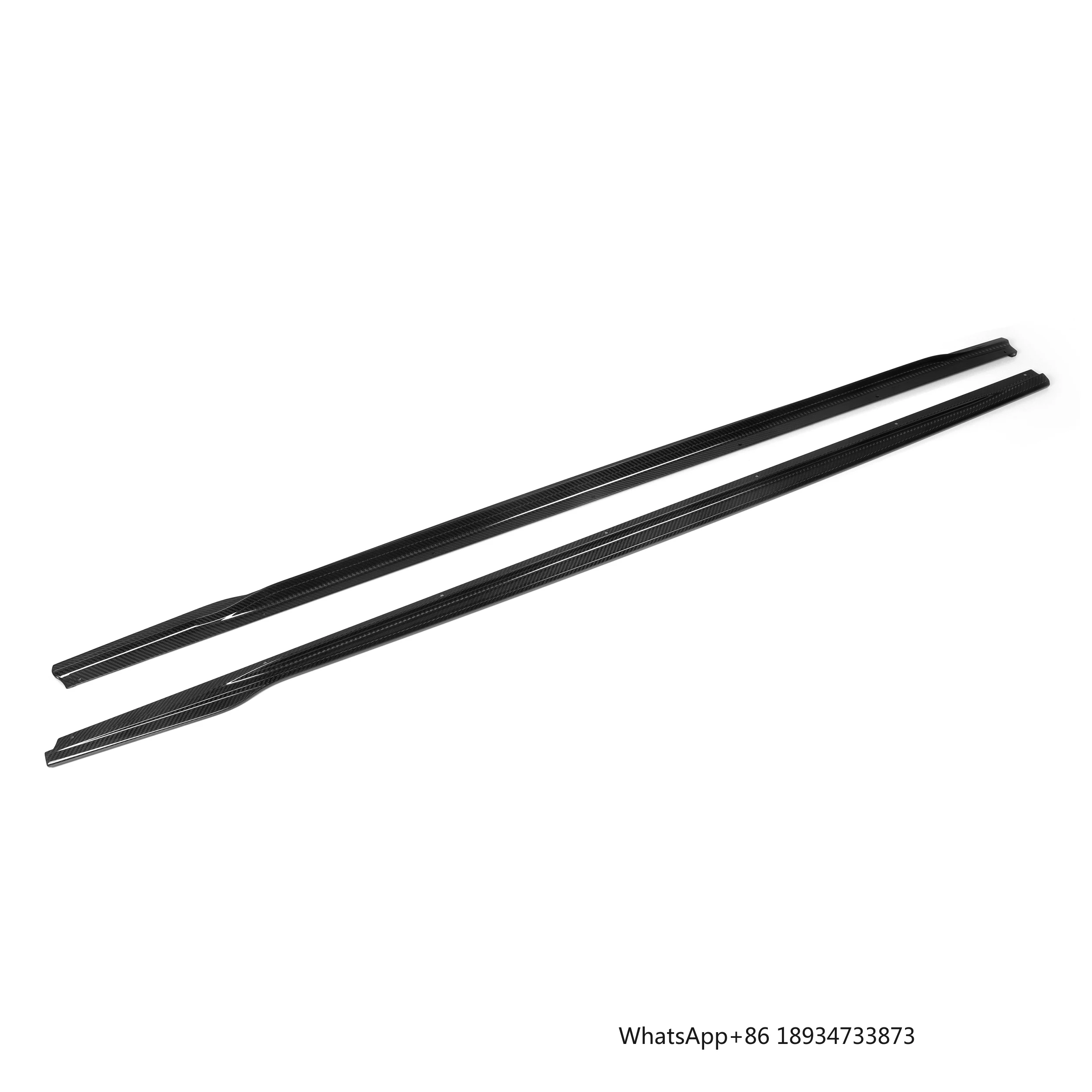 100% Dry Carbon Fiber Body Kit SQ Style Side Skirt for BMW 2 Series G42 M240 Coupe 2022+  Car Parts Side Skirt